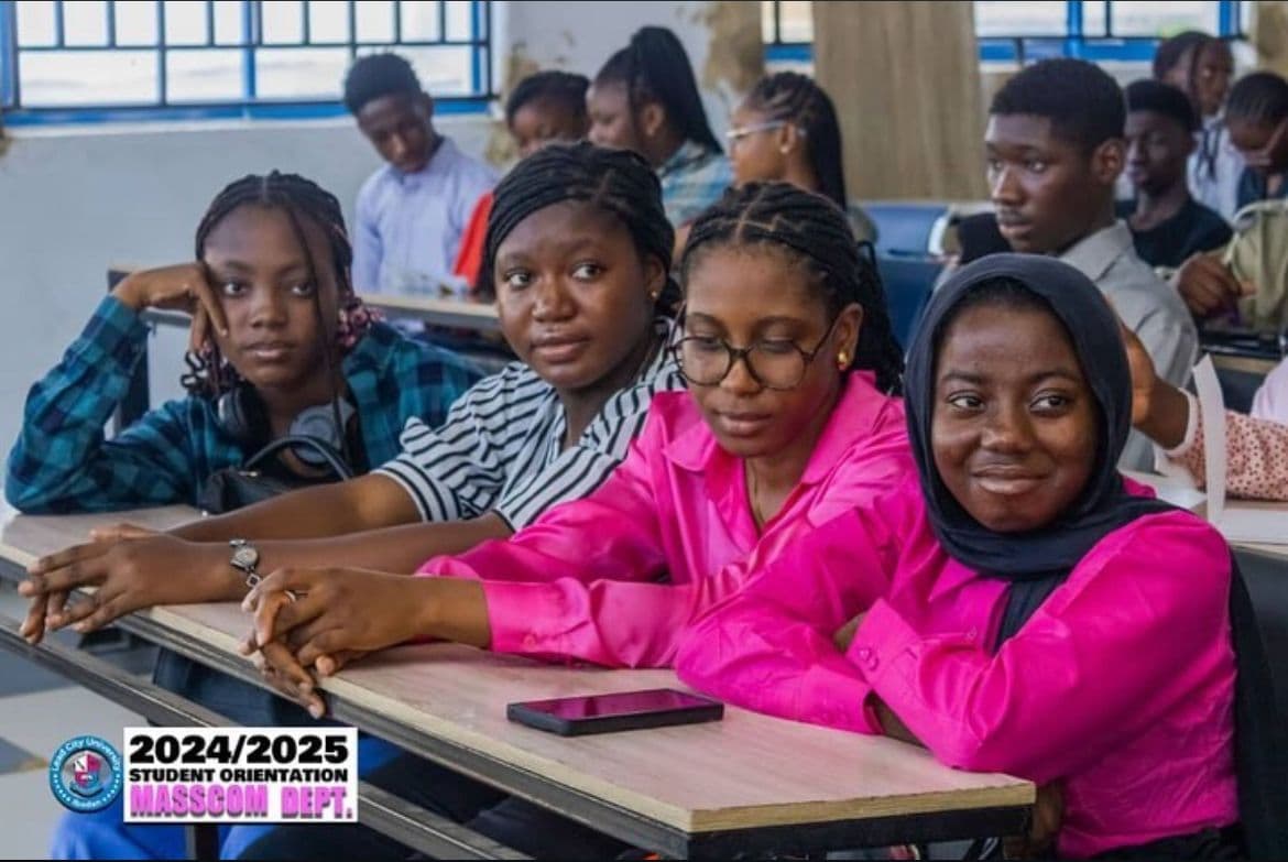 Mass communication classroom